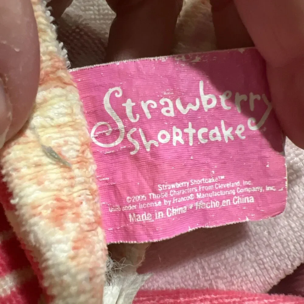 Vintage 2005 Strawberry Shortcake Berry Cool Long Surf Board Beach Towel
